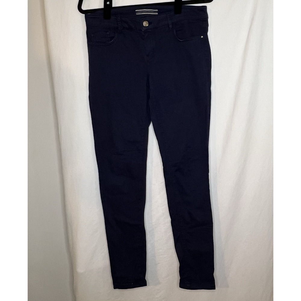 Massimo Dutti Women's Pants Navy Stretch Skinny Size 8‎
